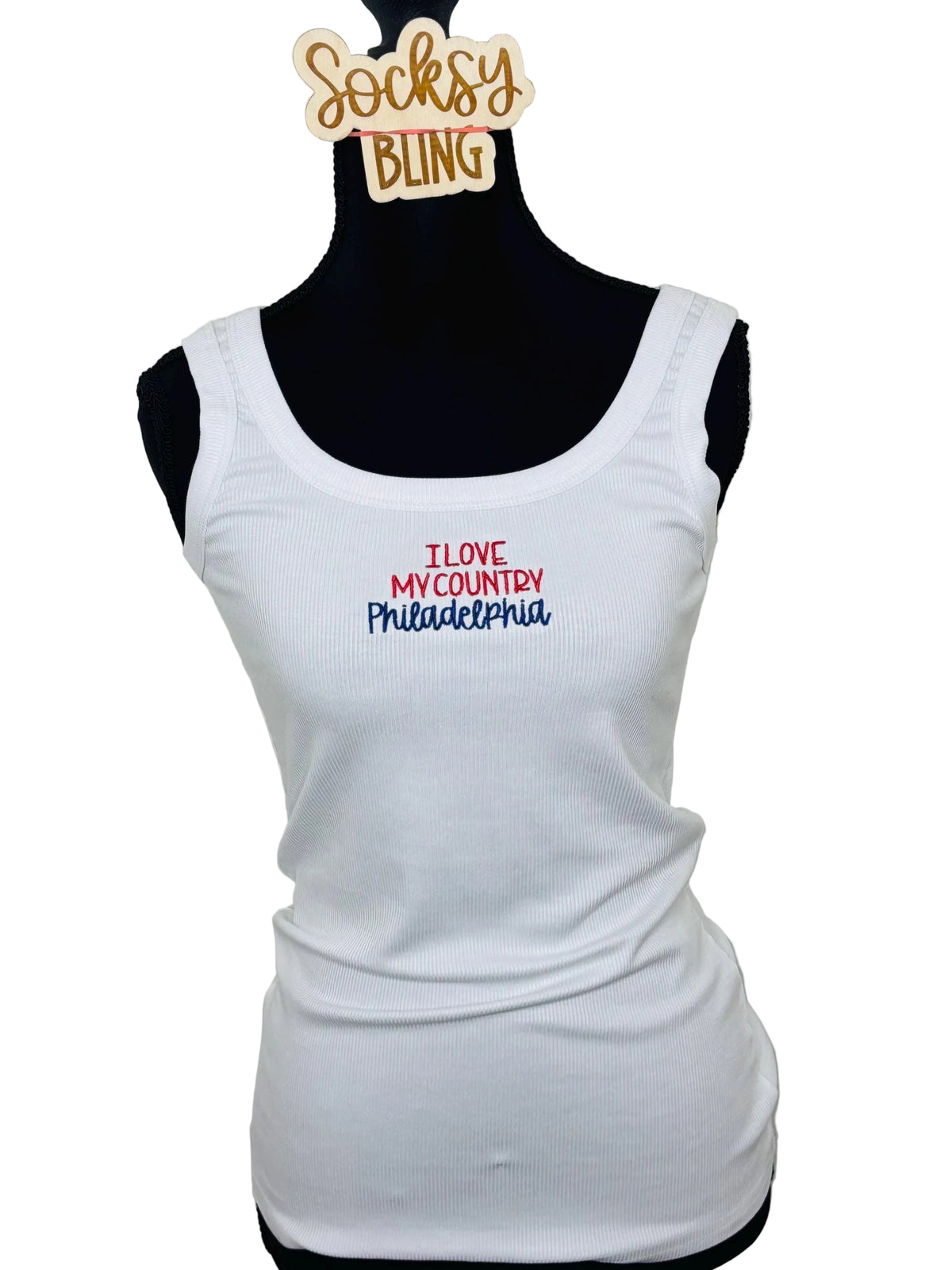 I Love My Country Philadelphia Tank Top | July 4th Shirt| Baseball Shirt| Basketball Top
