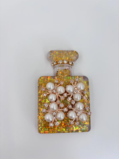 Perfume Bottle Brooch| Custom Brooch Pin| Vintage Look|Statement Gift for her