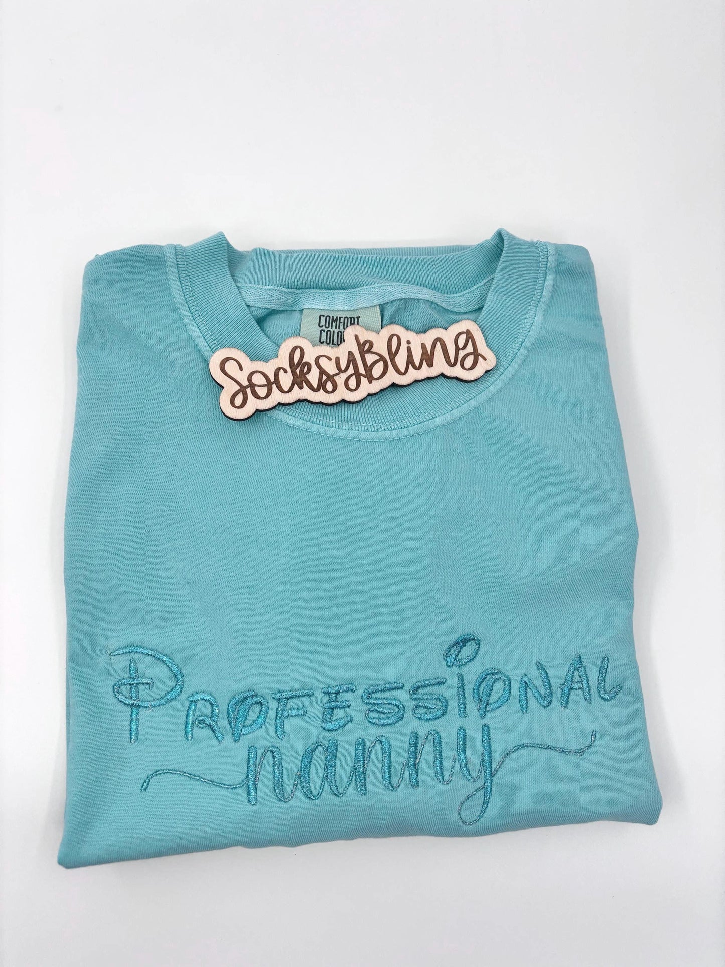 Embroidered Professional Nanny Shirt| Gift for Nanny| Nanny Appreciation Week| Childcare Gift| Professional Nanny Shirt