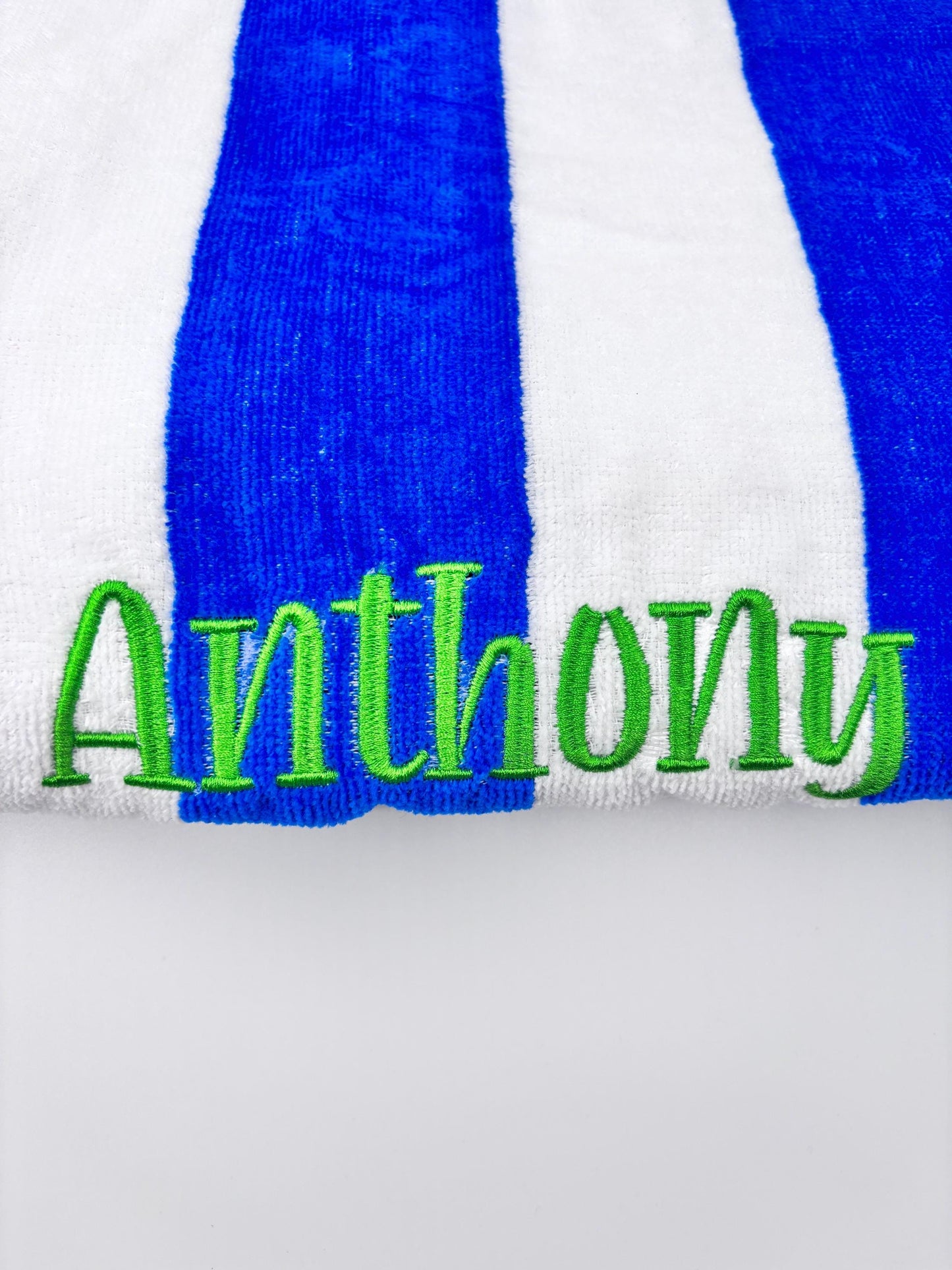 Personalized Kids Cabana Towel| Embroidered Beach Towel| Pool Towel| Camp Towel Nap Towel