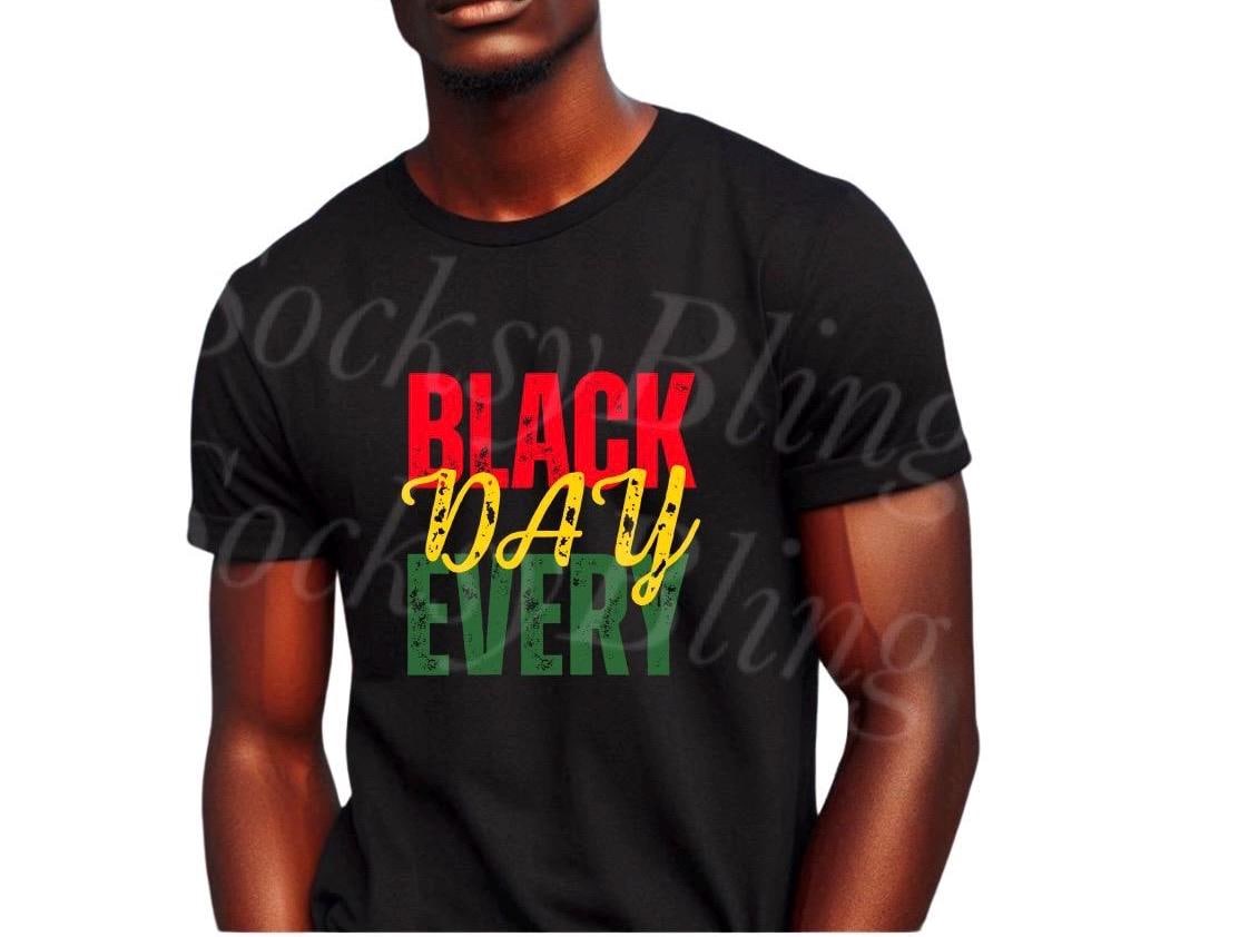 Black Pride Graphic Tee | Junteenth Shirt| Pan-African Colors| Unisex Cotton Shirt