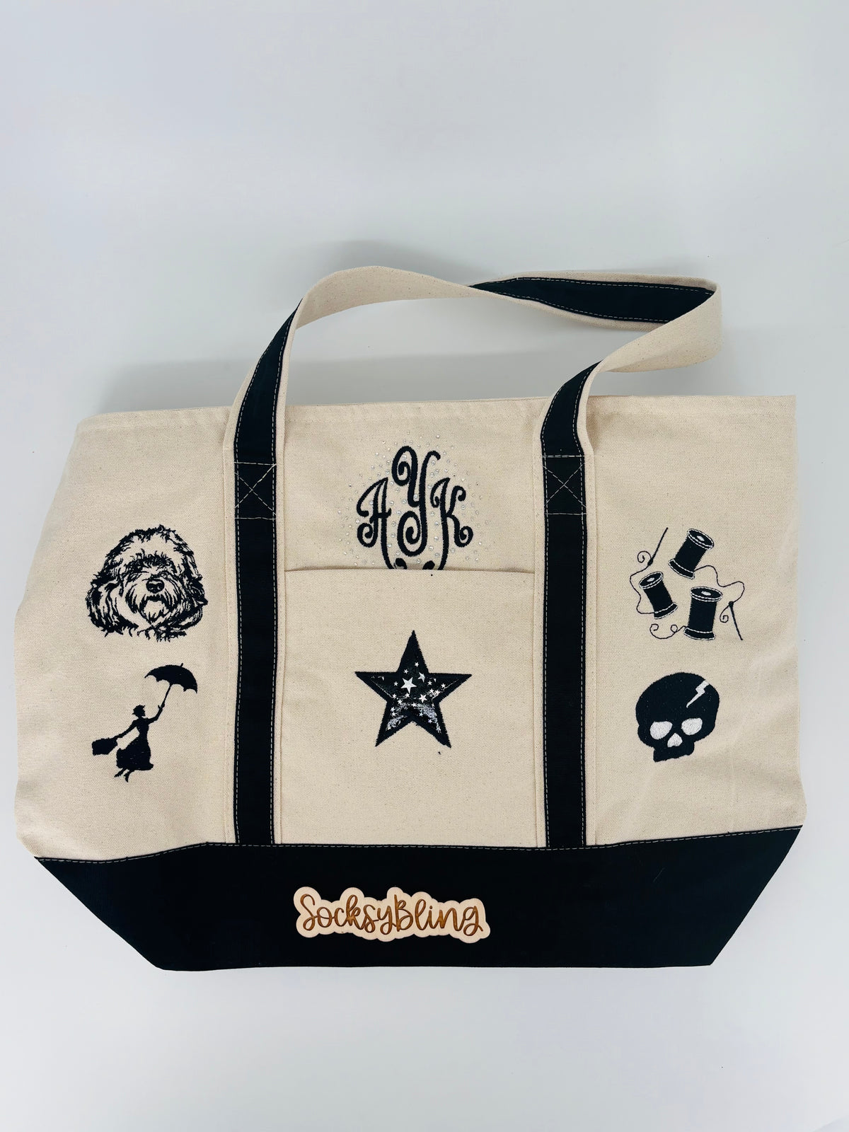 Custom Embroidered Canvas Tote