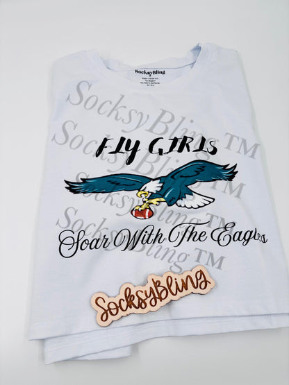 Game-Day Chic: Eagle Crop Top |Philly Fan| Gift for her| Football shirt