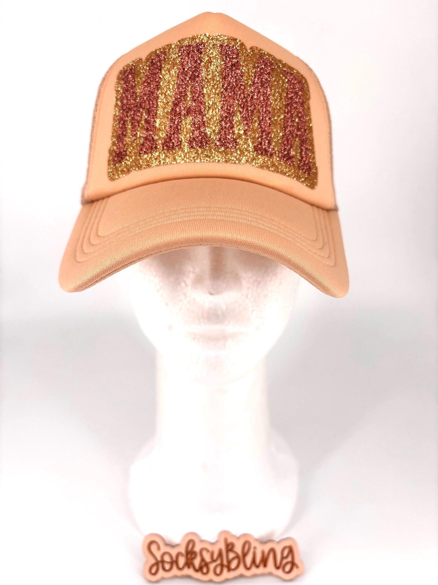 MAMA Glitter Trucker hat| Bling Cap| Gift For Mom
