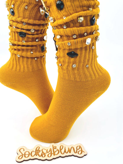 Fly AF Junk Socks, Bling Socks , Rhinestone & Gems
