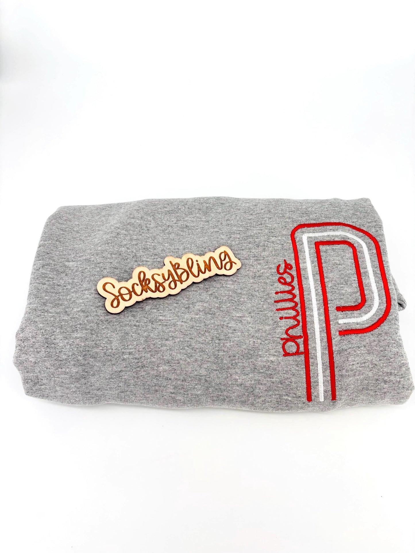 Philly Embroidered Oversized P Sweatshirt| Philly Sports Philadelphia Fan Gift