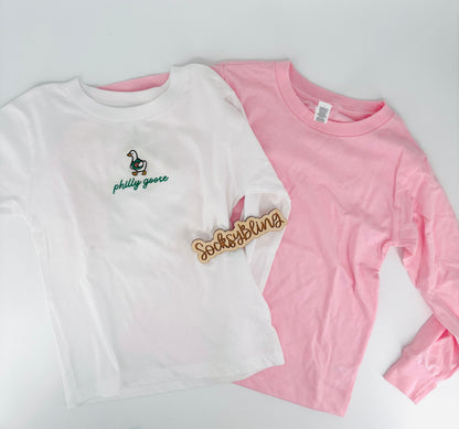 Embroidered Philly Goose Toddler Tee