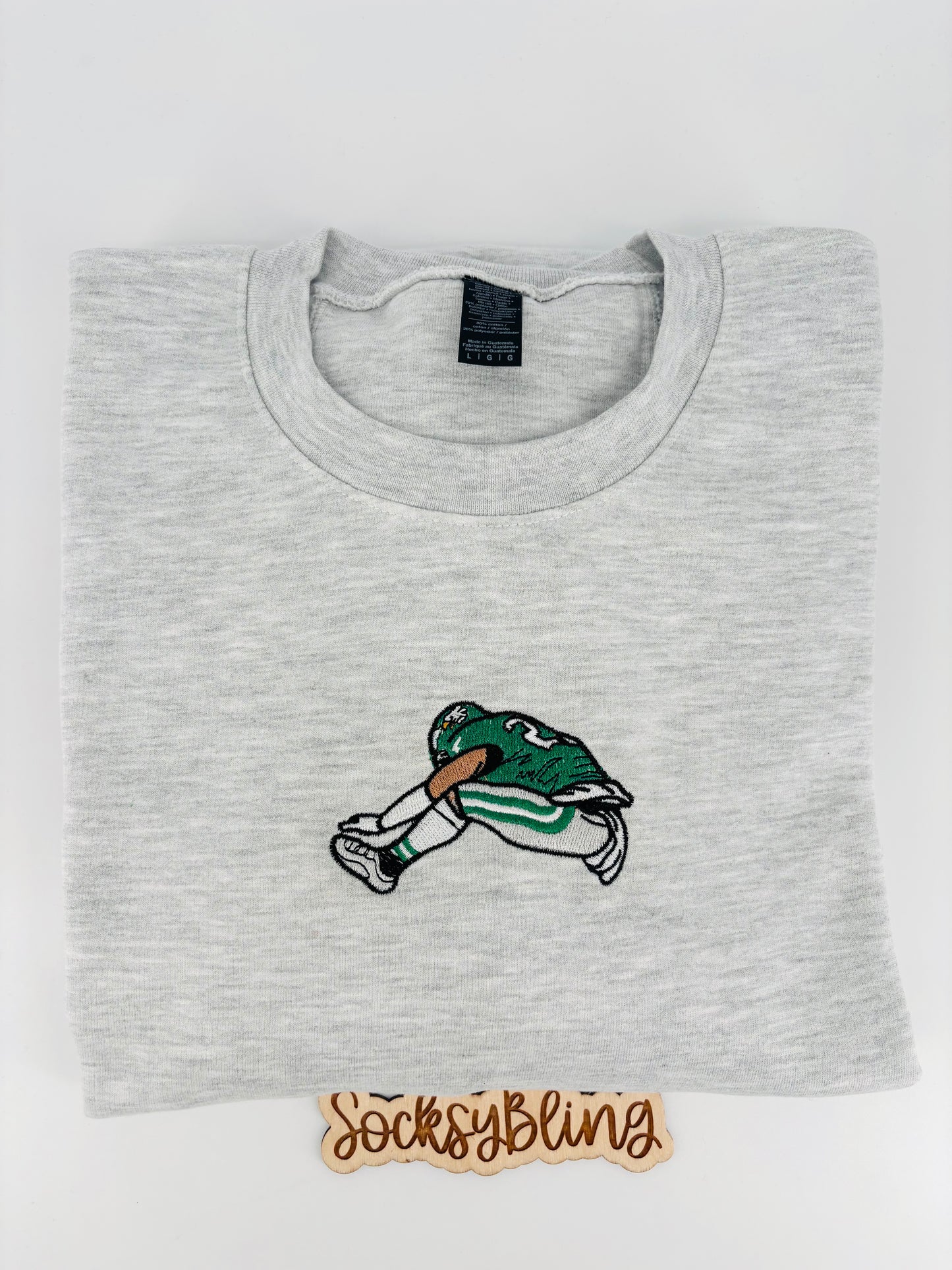 Embroidered Saquon Hurdle Sweatshirt