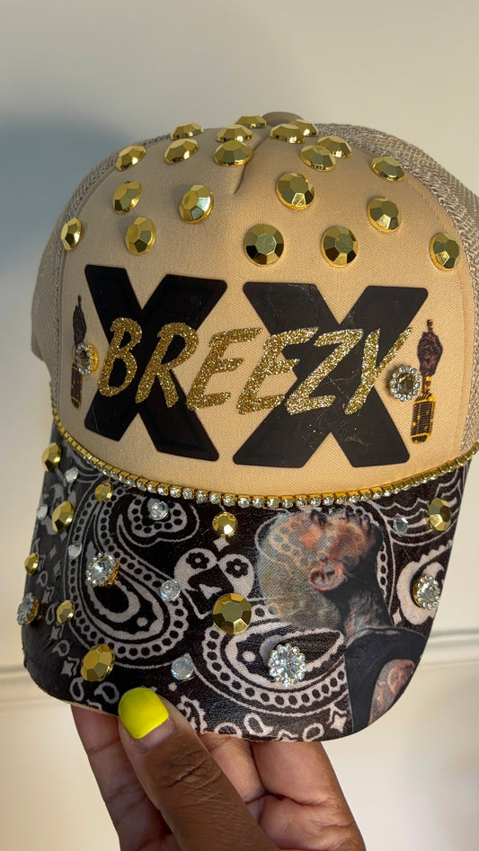 Breezy Brown Bandana Trucker Hat