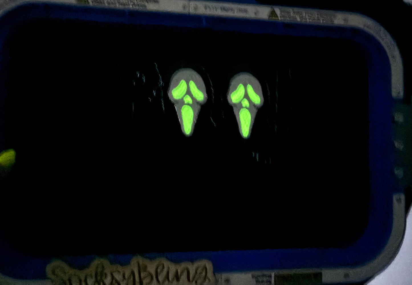 Spooky Season Ghost Face Embroidered Crewneck