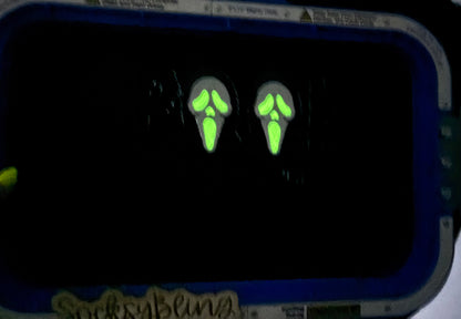 Spooky Season Ghost Face Embroidered Crewneck