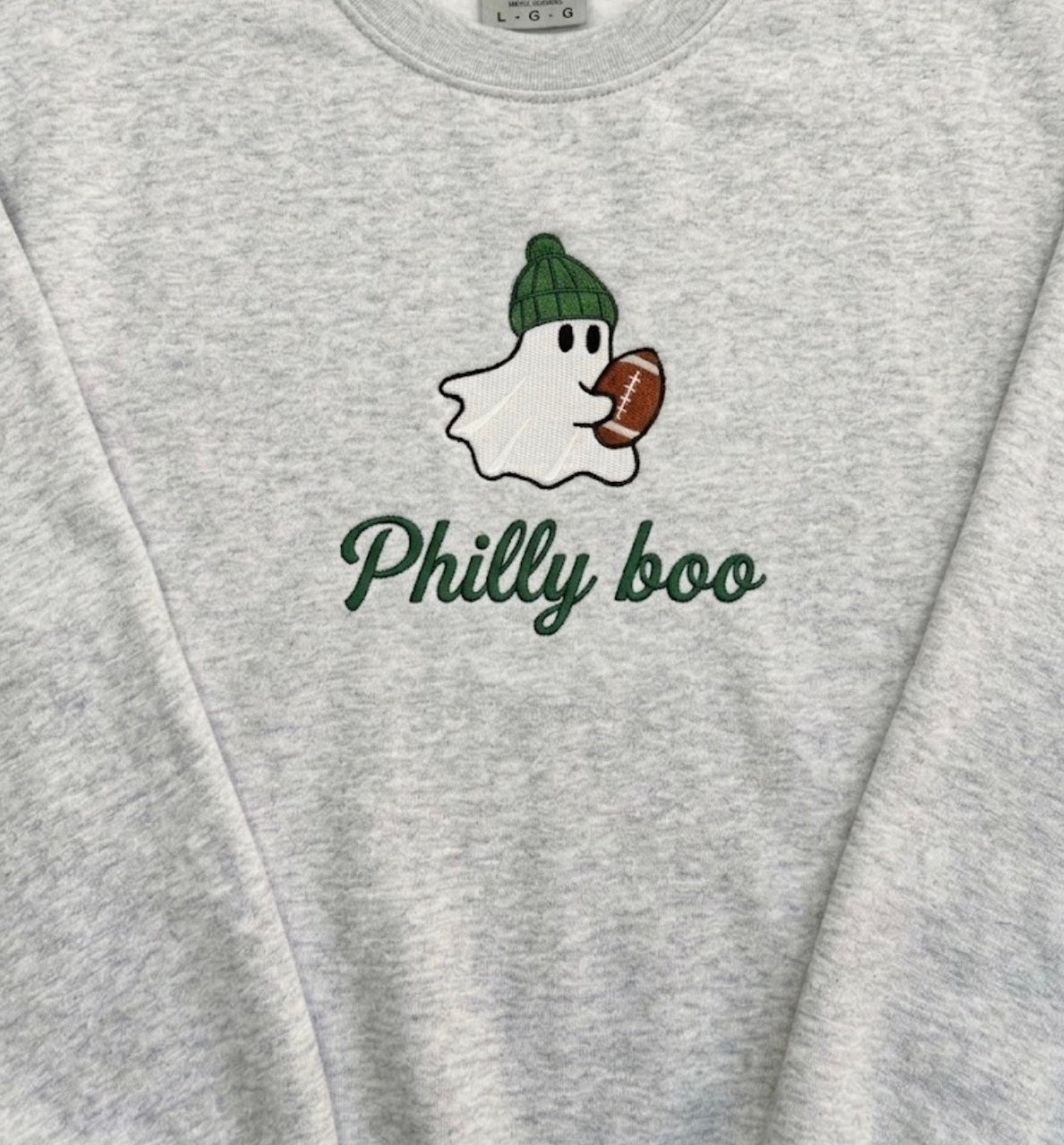 Philly Football Glow In The Dark Ghost Embroidered Tee