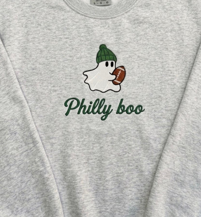 Philly Football Glow In The Dark Ghost Embroidered Tee