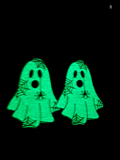Spooky Season Ghost Embroidered Crewneck| Glow In The Dark