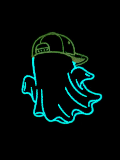 Embroidered Ghost with Hat Tee
