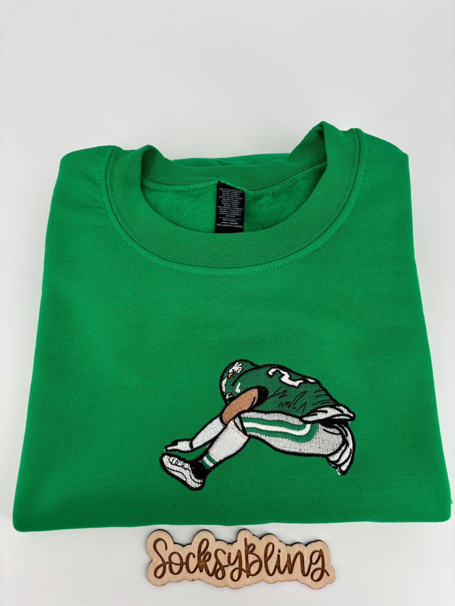 Embroidered Saquon Hurdle Sweatshirt