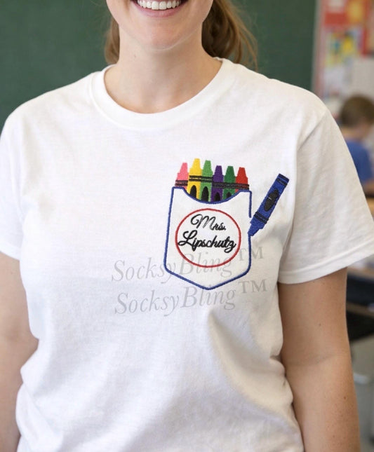 Personalized Teacher Appreciation Shirt| School Teacher Tee| Gift for Teacher|Preschool Teacher| Elementary Teacher| End of year Gift