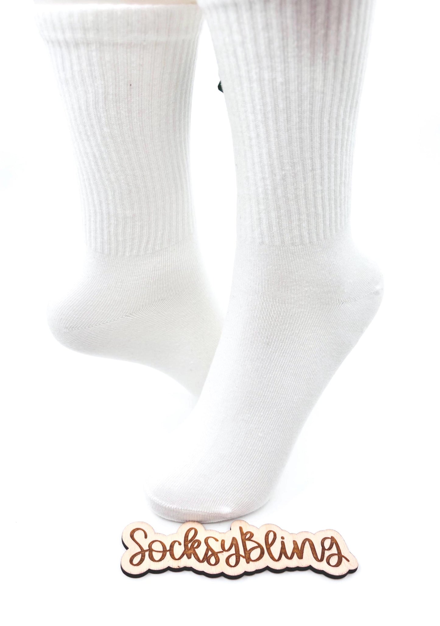 Philly Football Green Rhinestone Socks 6-10