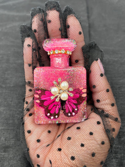 Perfume Bottle Brooch| Custom Brooch Pin| Vintage Look|Statement Gift for her