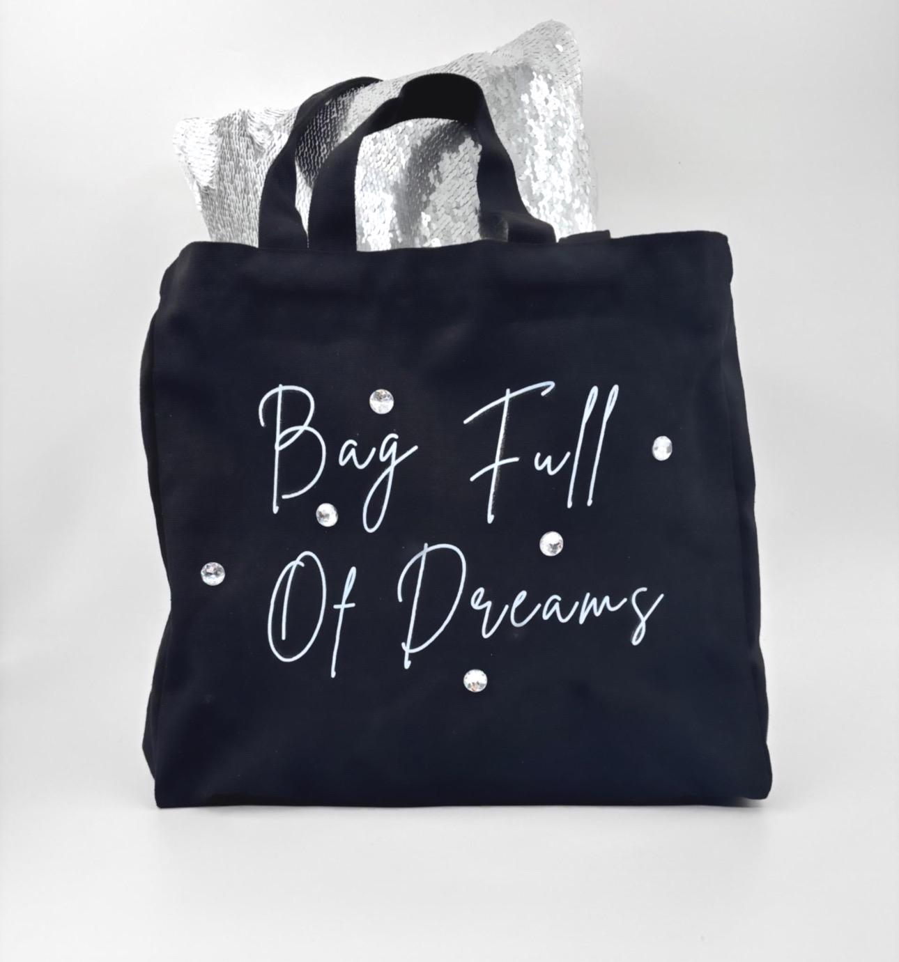 Dream Big Bling Trucker Hat – Rhinestone Streetwear Cap -Motivational Hat- Junk Hat-Positive Vibes