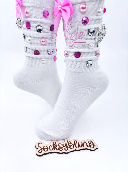 Cancer Awareness Pink Junk Socks