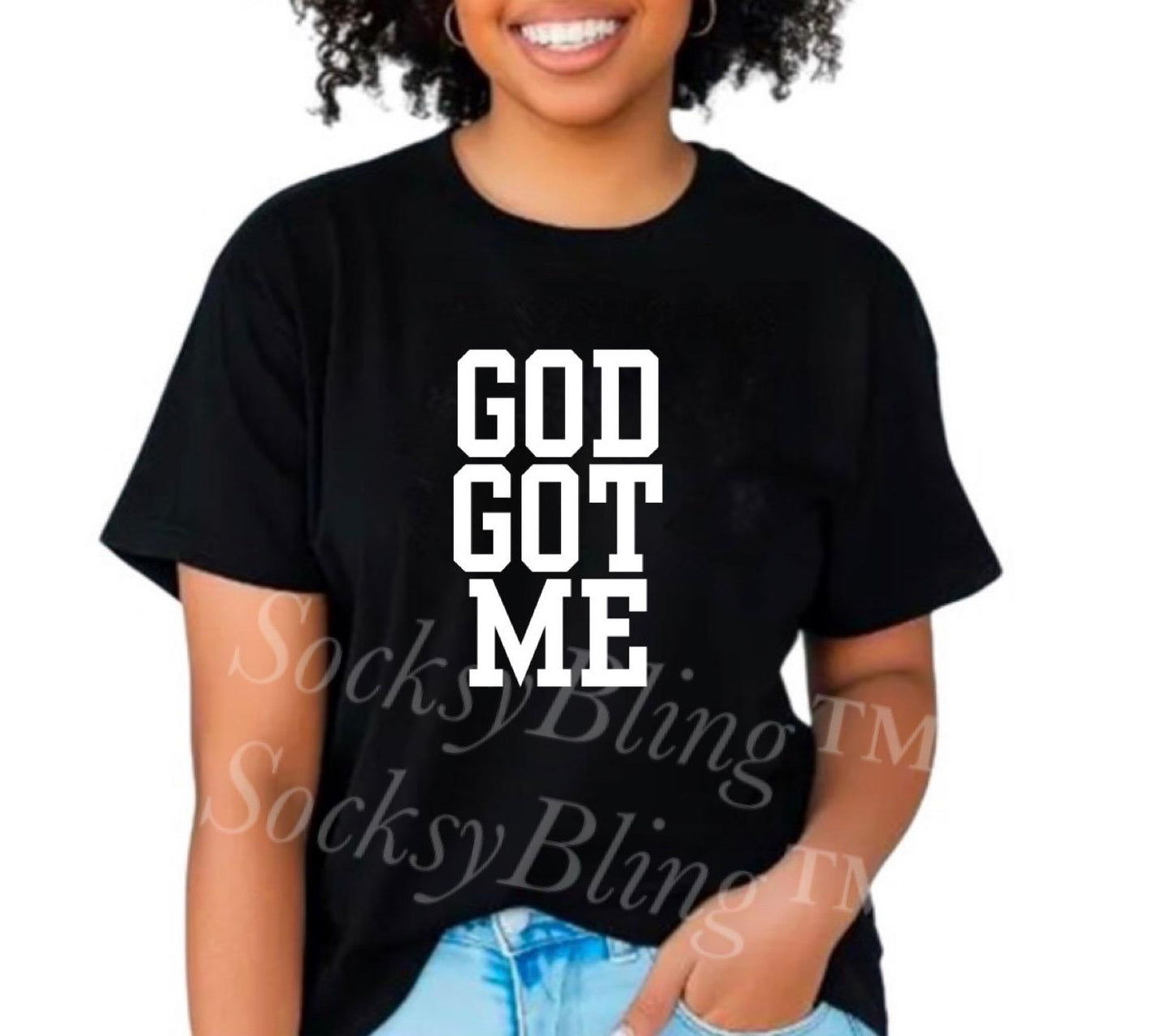 God Got Me Shirt – Faith Graphic Tee| Black Christian T-Shirt | Inspirational Streetwear