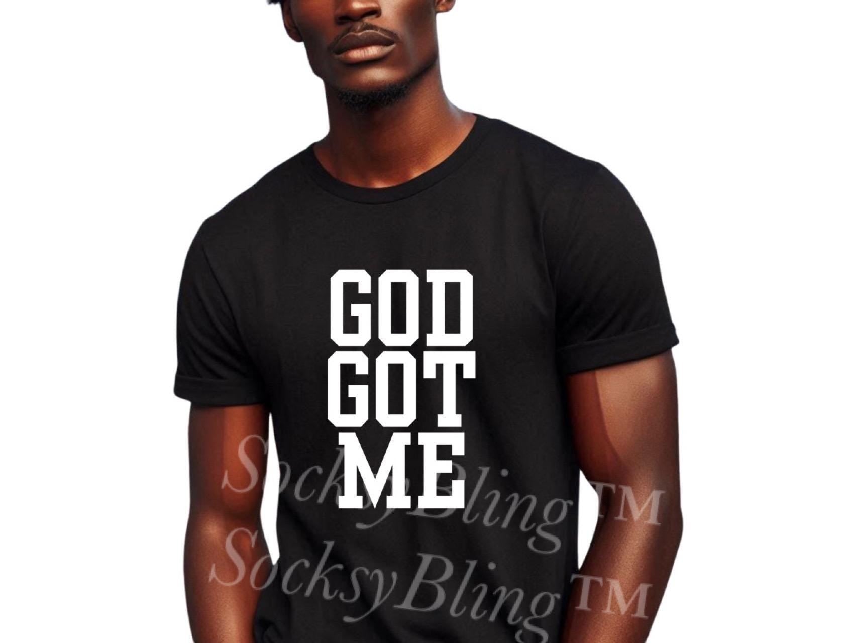 God Got Me Shirt – Faith Graphic Tee| Black Christian T-Shirt | Inspirational Streetwear