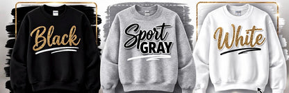 Custom Glitter Initial Sweatshirt - Hand-Stitched Satin Border - Personalized Oversized Glitter Monogram Pullover -Mixed Media Crew