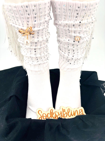 Fringe Bling Socks| Glam socks 6-10