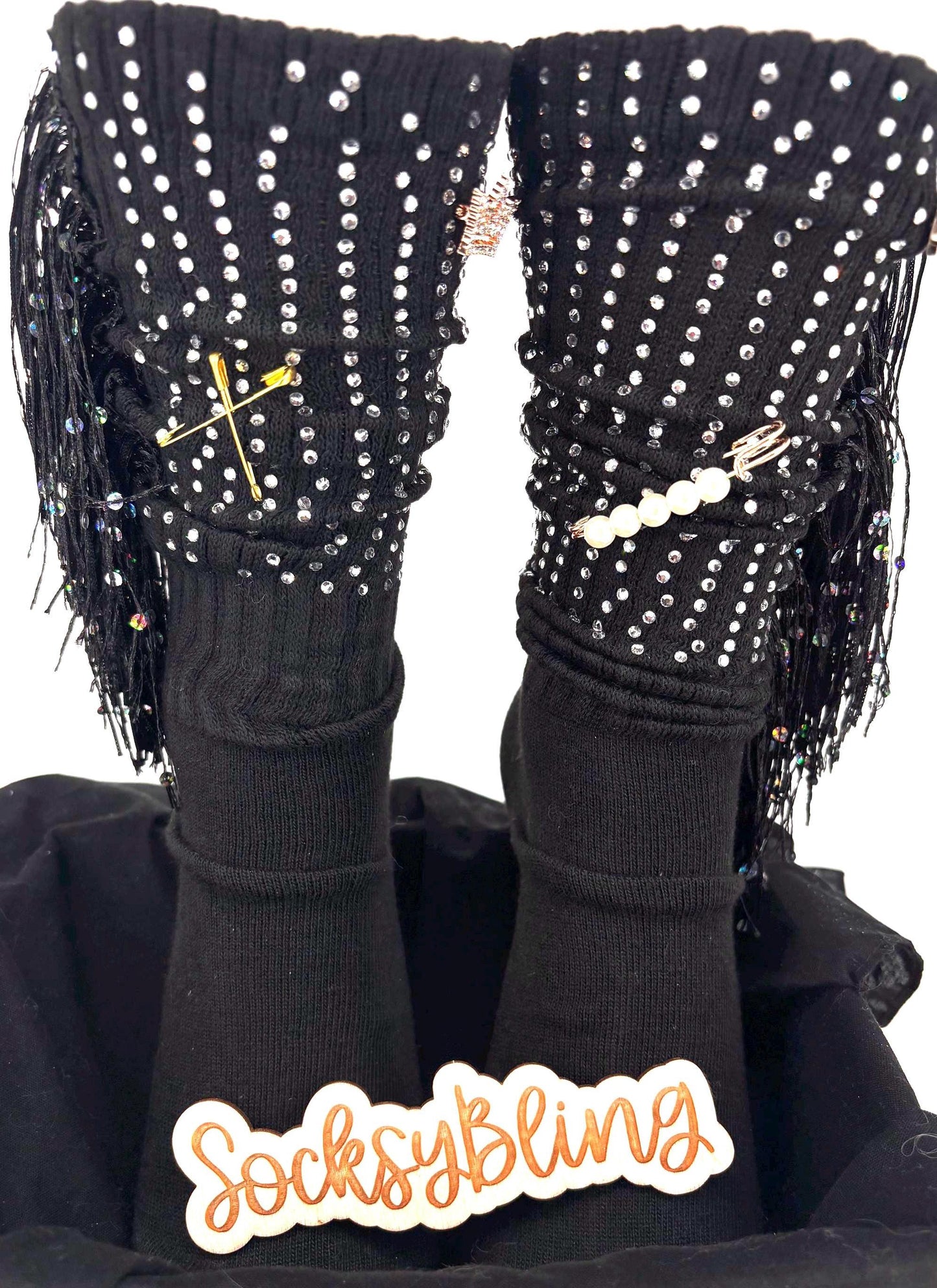 Fringe Bling Socks| Glam socks 6-10