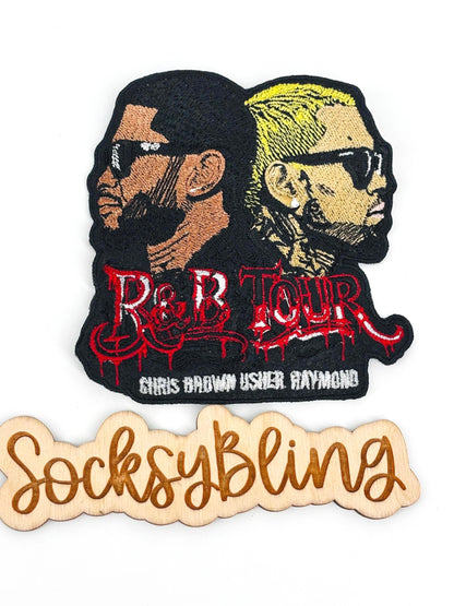 R and B Tour Patch | Handmade Concert Patch