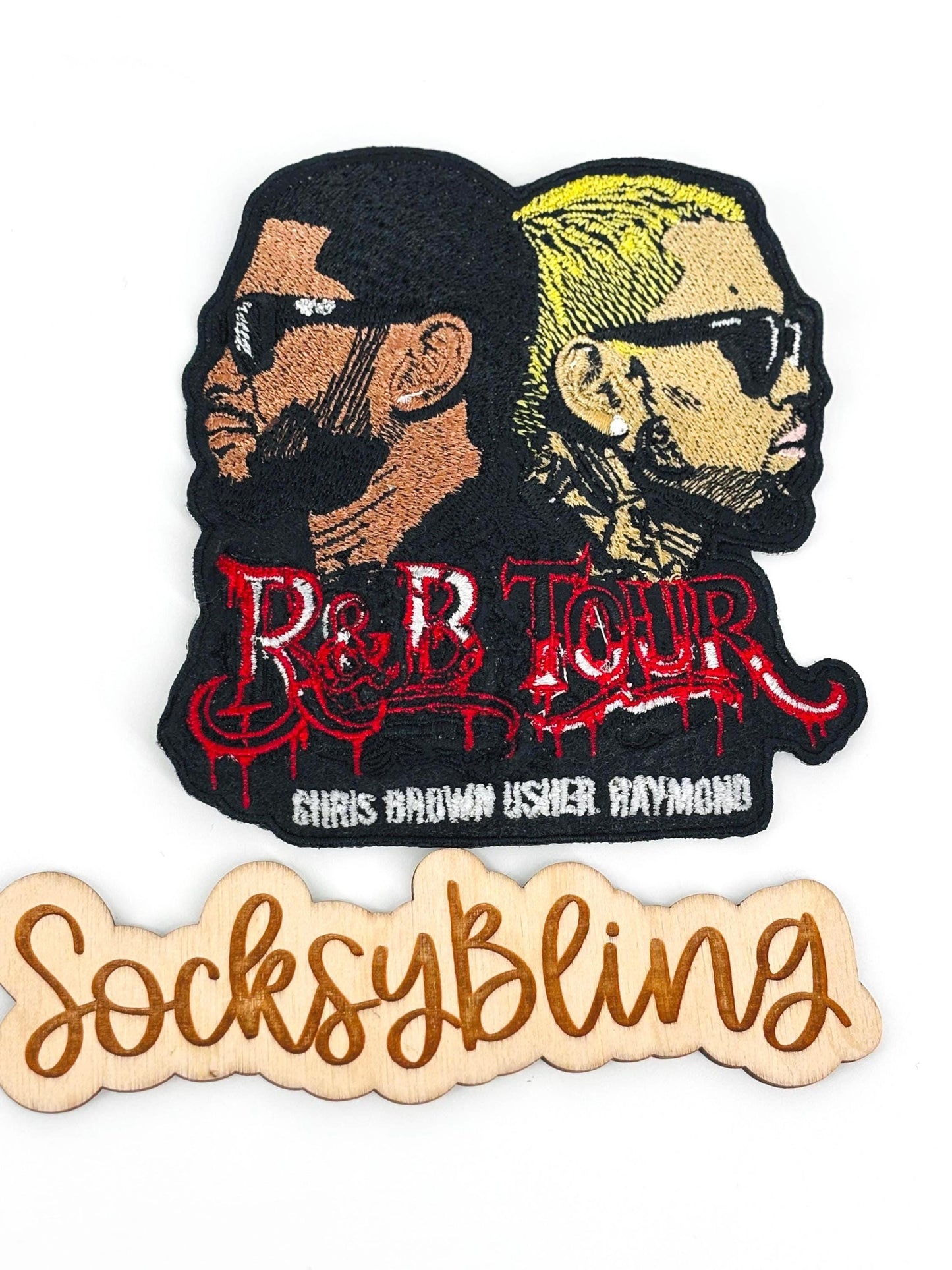 R and B Tour Patch | Handmade Concert Patch