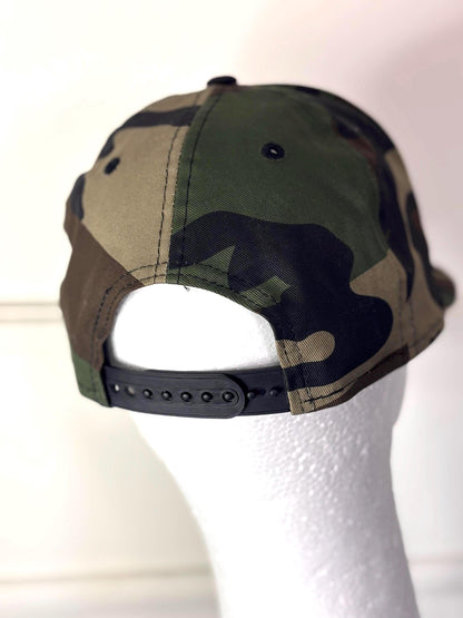 LA Camo Snapback| Camo Hat with Roses| Junk Hat