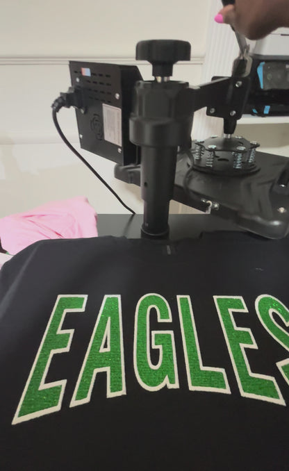 Glitter Eagles Embroidered Sweatshirt